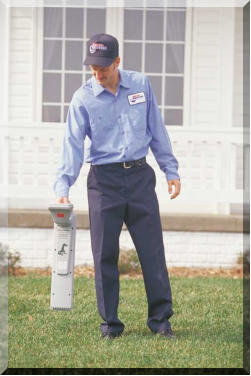 Roto-Rooter Stock Photo of Underground Pipe Line Locating